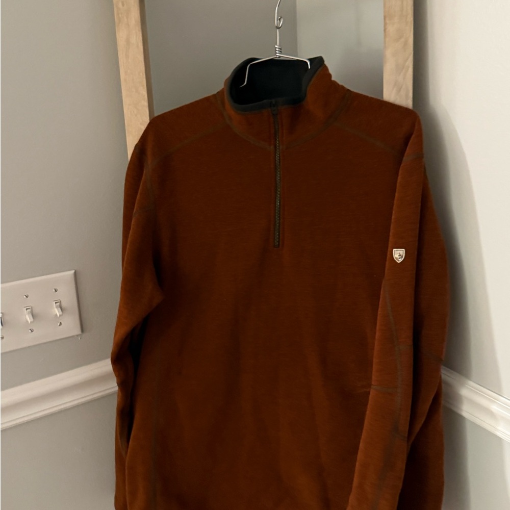 Kuhl Men's Rust Zip-Up Sweater